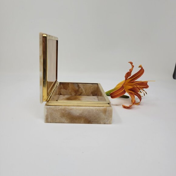 Vintage MCM Onyx Jewellery Box - Picture 7 of 9